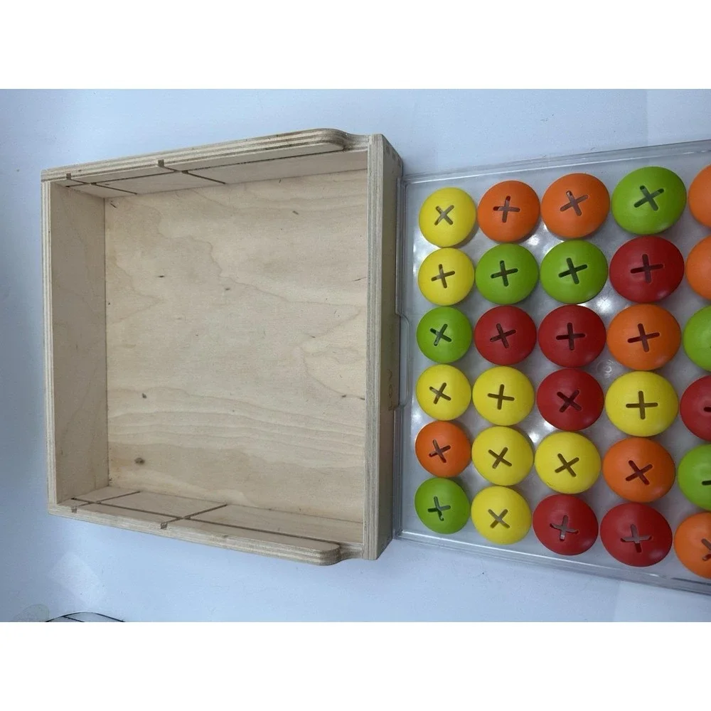 Lovevery Mosaic Button Board from Companion Play Kit 22-24 Months COMPLETE